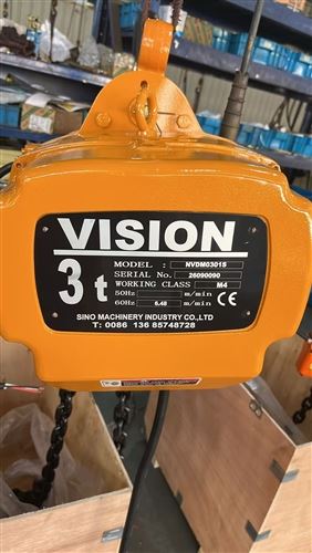 Vision gennemførte med succes en ordre på 18 3-ton 9 meter elektriske kædetaljer og leverede dem ...